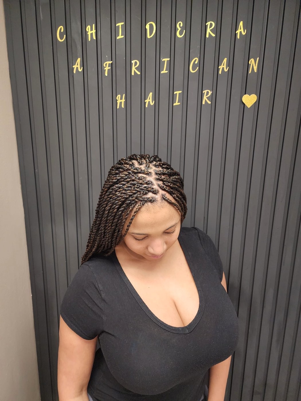 Braided hairstyle