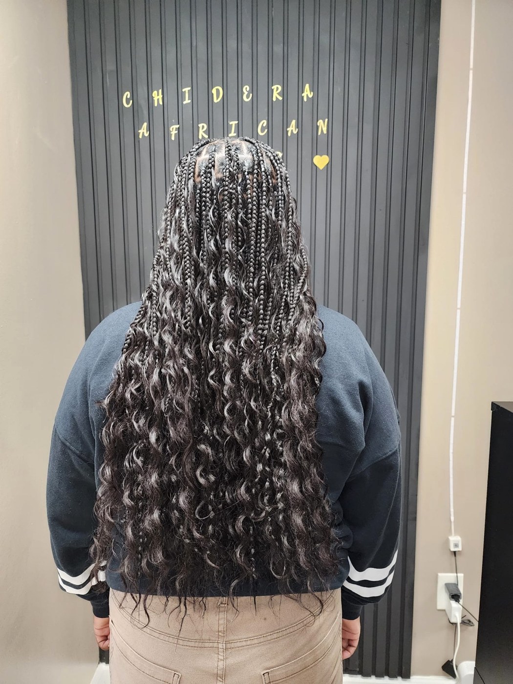 Braided hairstyle