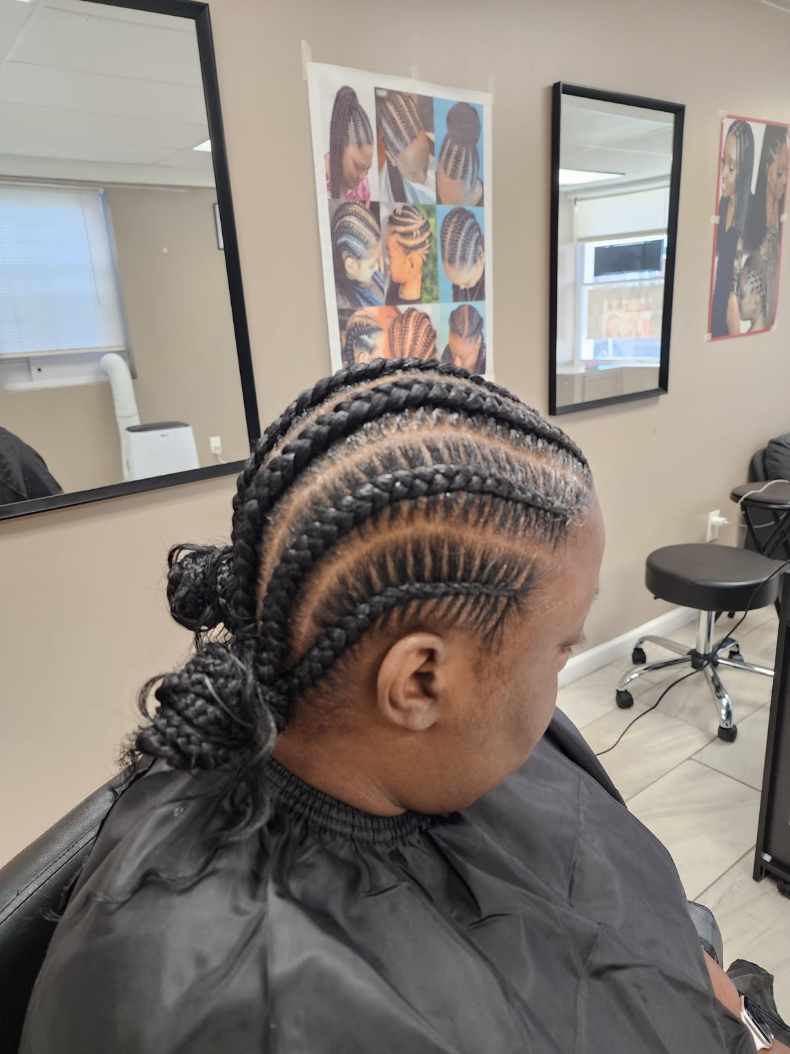 Braided hairstyle