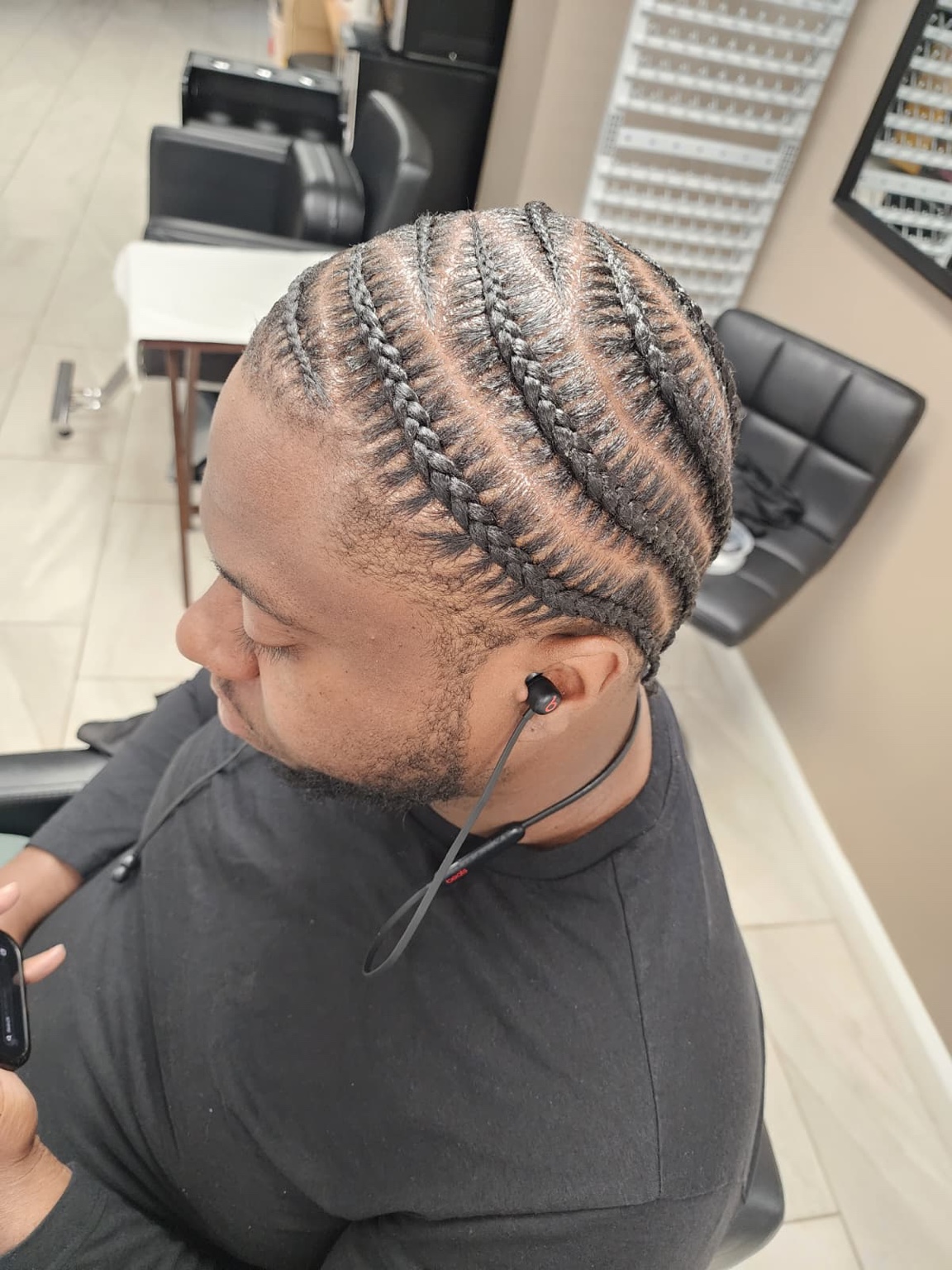 Braided hairstyle